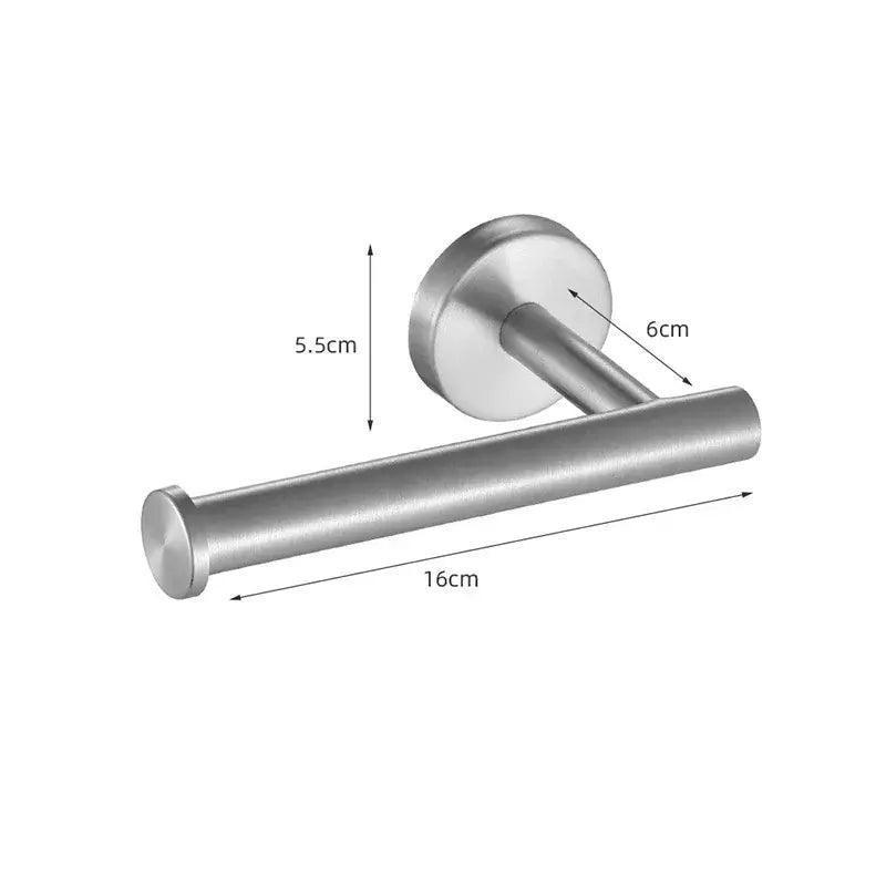 Suporte para Banheiro em Aço Inoxidável sem Furos HDP - Instalação Fácil e Elegante